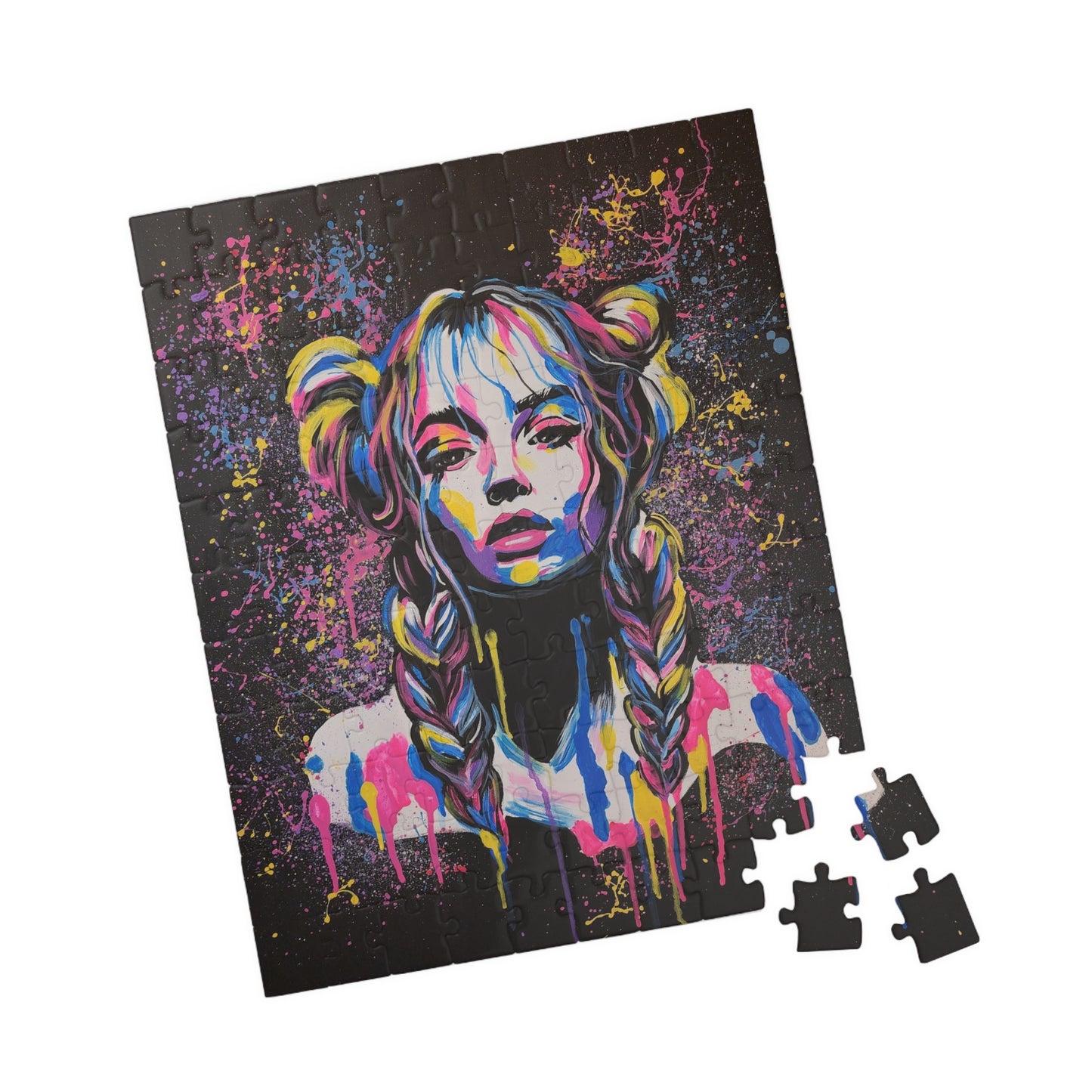 Colorful Art Puzzle -(110-piece) Statement Piece for Creative Minds