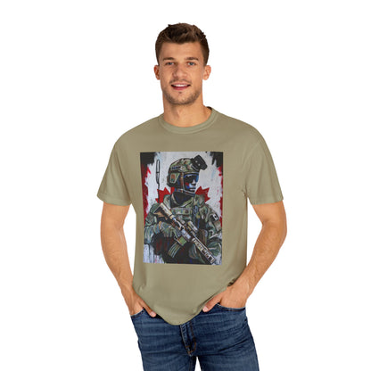 Patriotic Soldier Graphic Unisex T-Shirt