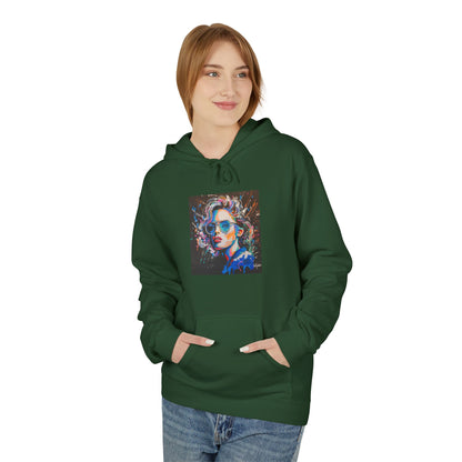 Vibrant Art Hoodie - Unisex Midweight Softstyle Fleece with Abstract Design