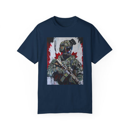 Patriotic Soldier Graphic Unisex T-Shirt