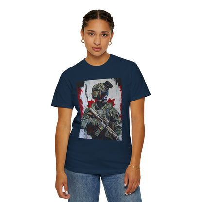 Patriotic Soldier Graphic Unisex T-Shirt