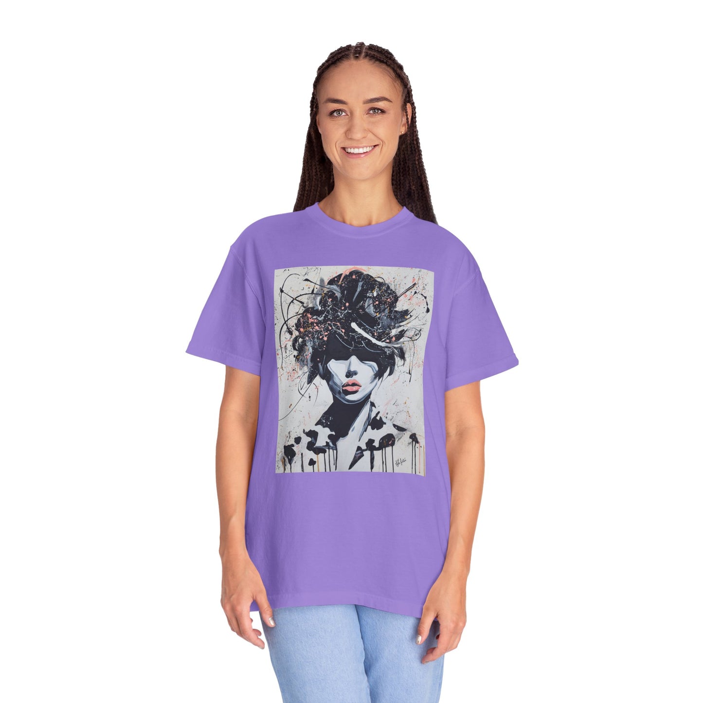 Artistic Floral Unisex T-Shirt - Stylish Statement Tee