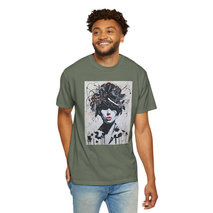 Artistic Floral Unisex T-Shirt - Stylish Statement Tee