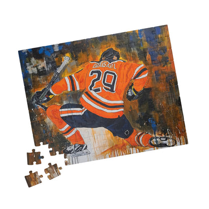 Hockey Star Draisaitl Puzzle - Sports Jigsaw for Fans