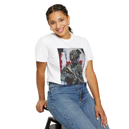 Patriotic Soldier Graphic Unisex T-Shirt