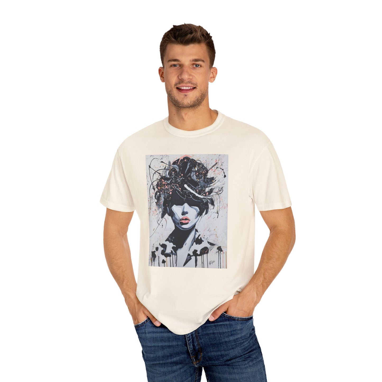 Artistic Floral Unisex T-Shirt - Stylish Statement Tee