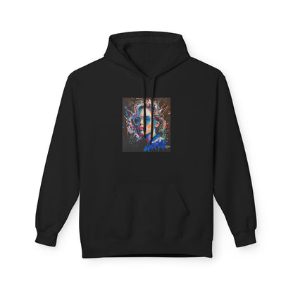 Vibrant Art Hoodie - Unisex Midweight Softstyle Fleece with Abstract Design