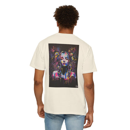 Artistic Unisex Garment-Dyed T-Shirt – Vibrant Graphic Tee with Original Artwork