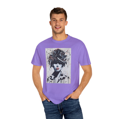 Artistic Floral Unisex T-Shirt - Stylish Statement Tee