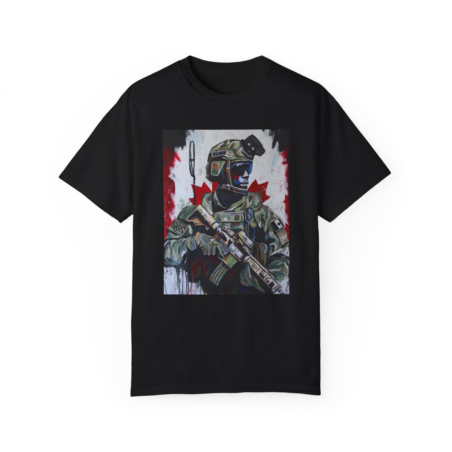 Patriotic Soldier Graphic Unisex T-Shirt