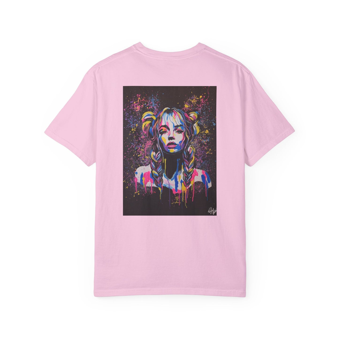 Artistic Unisex Garment-Dyed T-Shirt – Vibrant Graphic Tee with Original Artwork