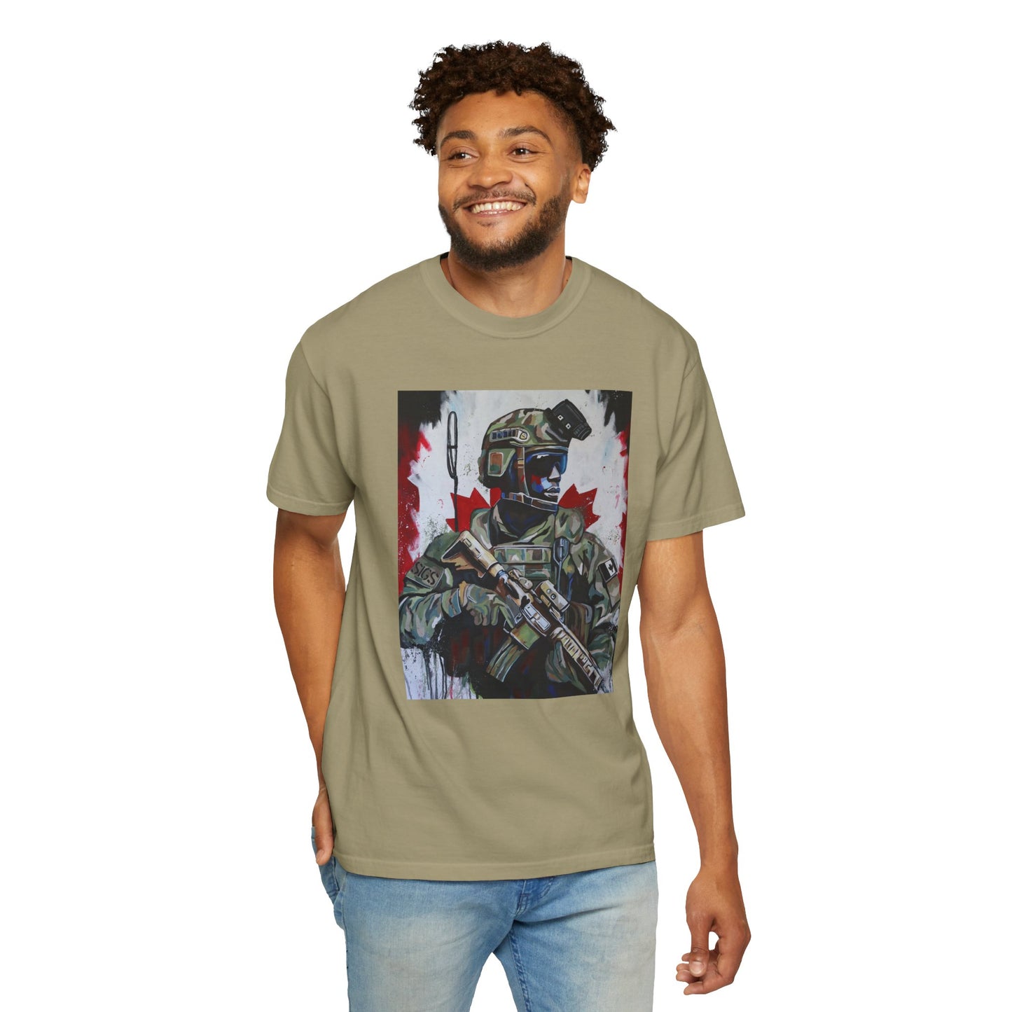 Patriotic Soldier Graphic Unisex T-Shirt