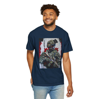 Patriotic Soldier Graphic Unisex T-Shirt