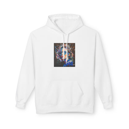 Vibrant Art Hoodie - Unisex Midweight Softstyle Fleece with Abstract Design