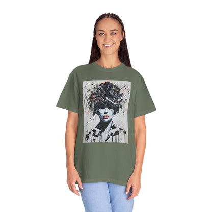 Artistic Floral Unisex T-Shirt - Stylish Statement Tee