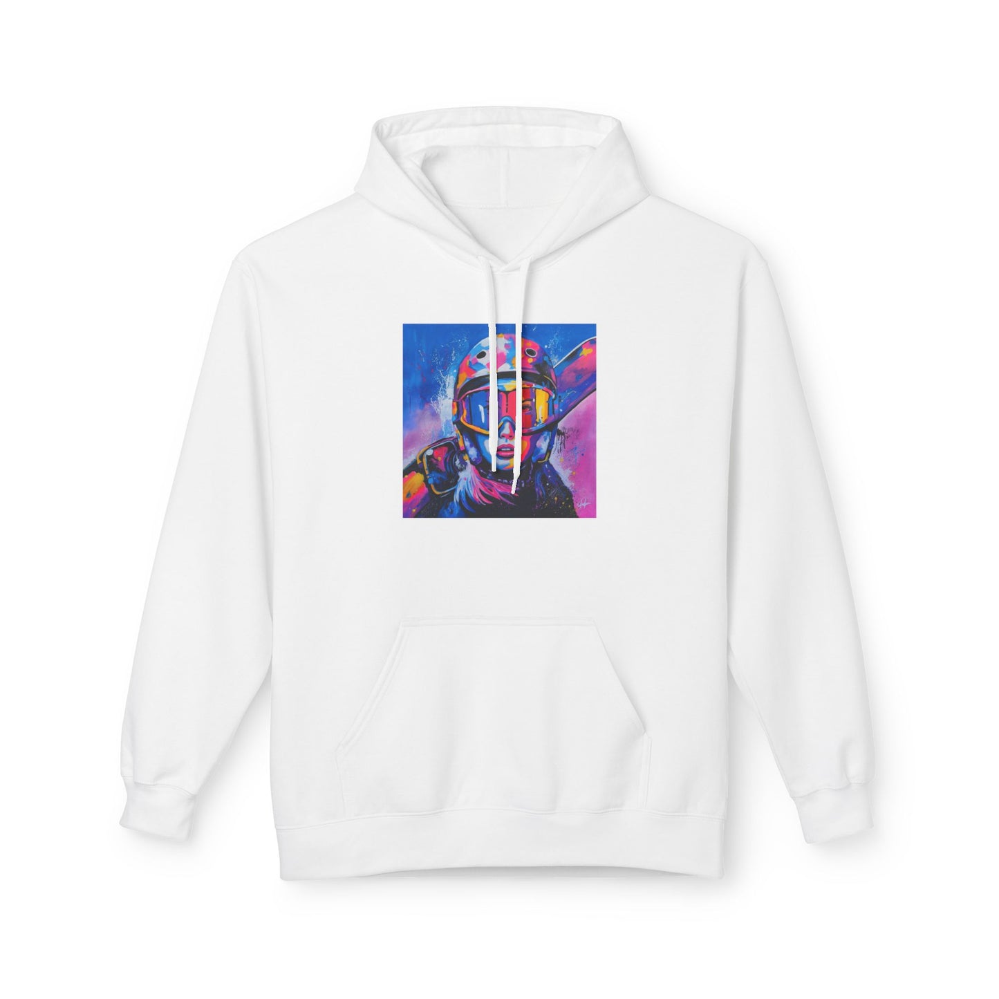 Vibrant Hero Graphic Hoodie - Unisex Midweight Softstyle Wear