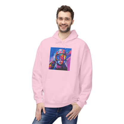 Vibrant Hero Graphic Hoodie - Unisex Midweight Softstyle Wear