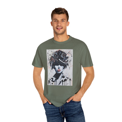 Artistic Floral Unisex T-Shirt - Stylish Statement Tee