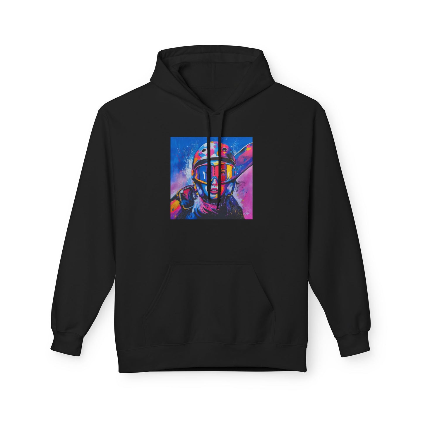 Vibrant Hero Graphic Hoodie - Unisex Midweight Softstyle Wear