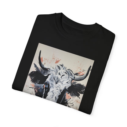 Artistic Cow Unisex Garment-Dyed T-shirt | Unique Farmhouse Decor Tee