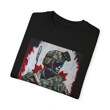 Patriotic Soldier Graphic Unisex T-Shirt