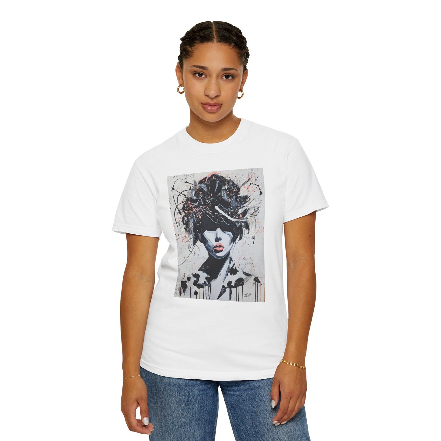 Artistic Floral Unisex T-Shirt - Stylish Statement Tee