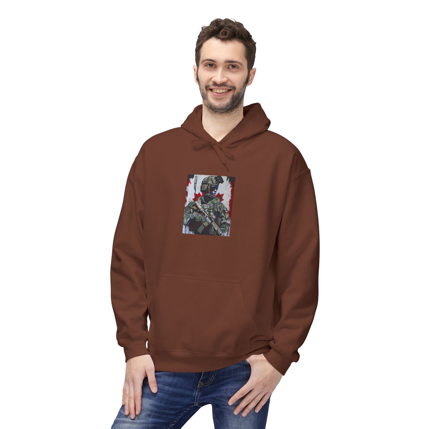 Unisex Midweight Softstyle Fleece Hoodie - Cozy Graphic Sweatshirt for Art Lovers