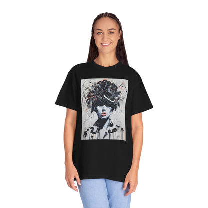 Artistic Floral Unisex T-Shirt - Stylish Statement Tee