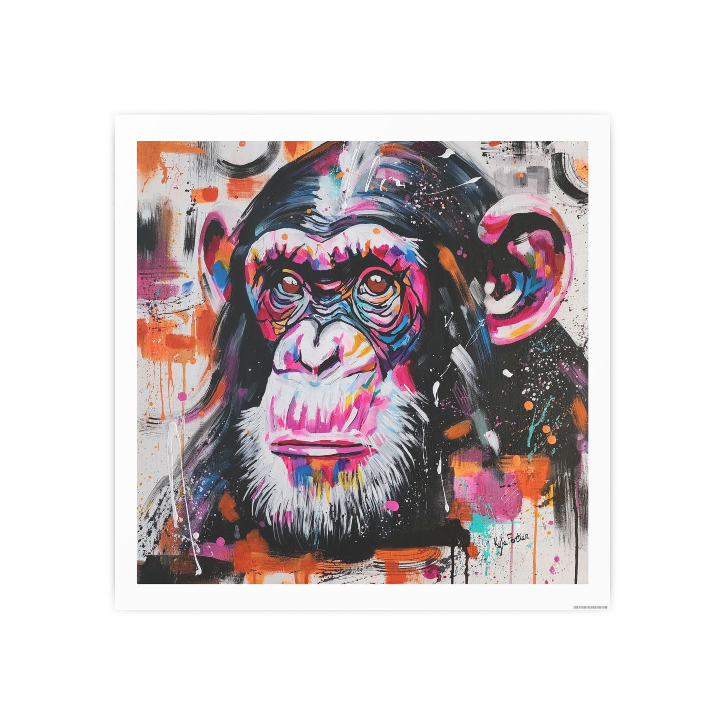 Primal Vision Art Poster - Vibrant Wall Decor for Animal Lovers