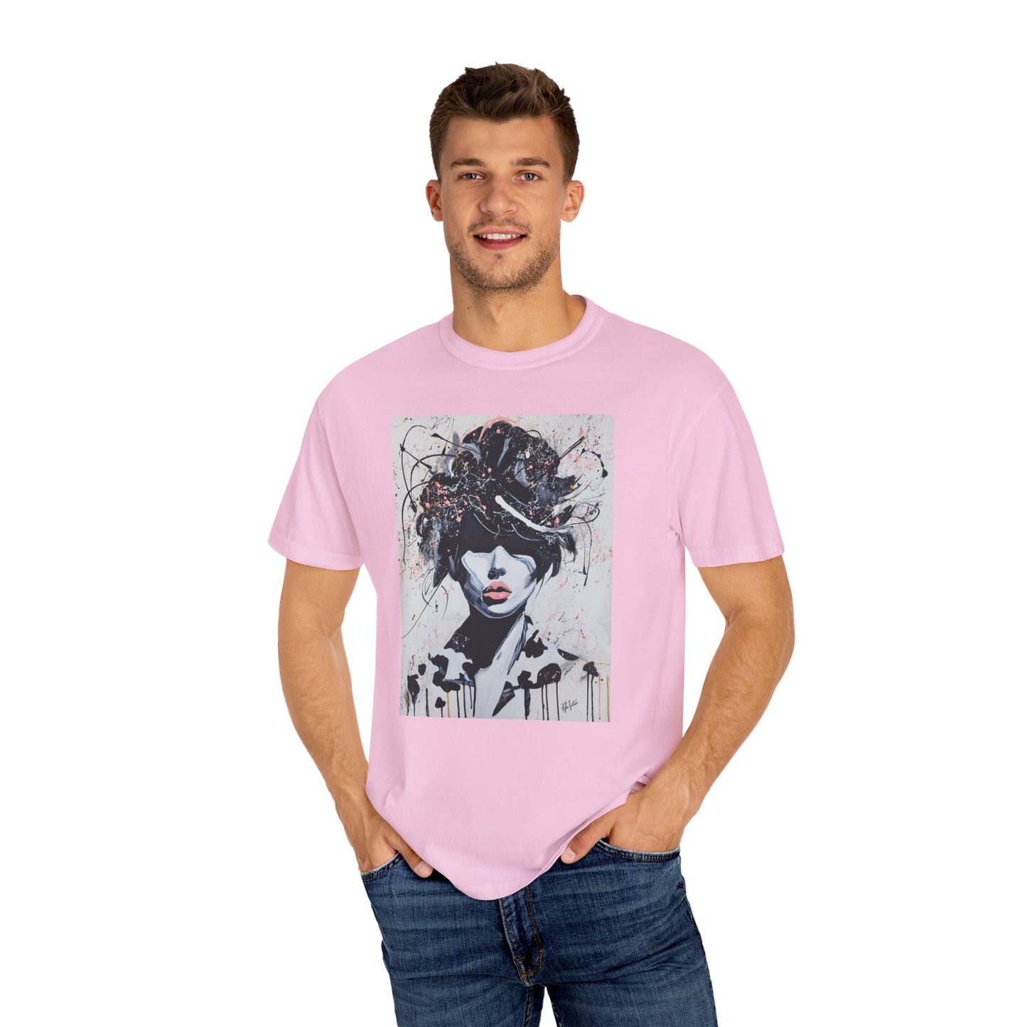 Artistic Floral Unisex T-Shirt - Stylish Statement Tee