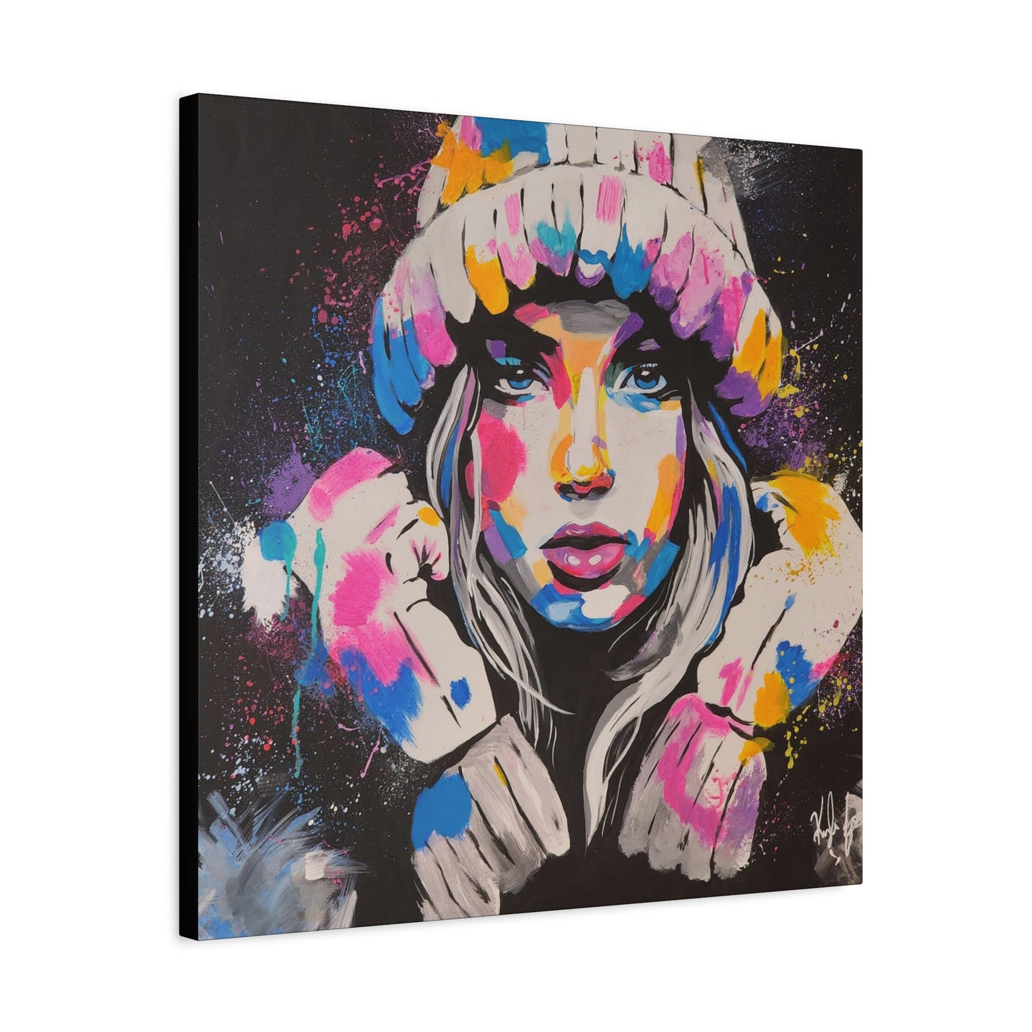 Baby it's cold outside Art Canvas - Stretched 1.25"