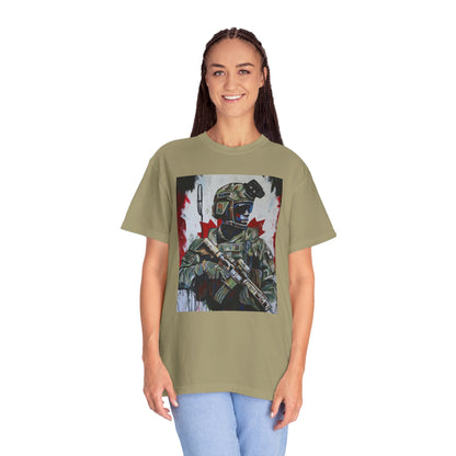 Patriotic Soldier Graphic Unisex T-Shirt