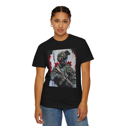 Patriotic Soldier Graphic Unisex T-Shirt