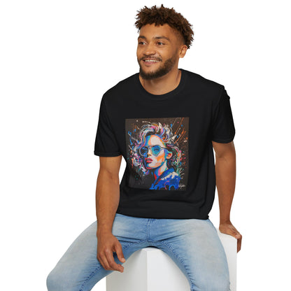 Colorful Portrait Art Unisex Softstyle T-Shirt