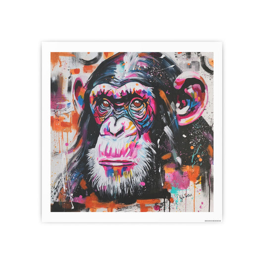 Primal Vision Art Poster - Vibrant Wall Decor for Animal Lovers