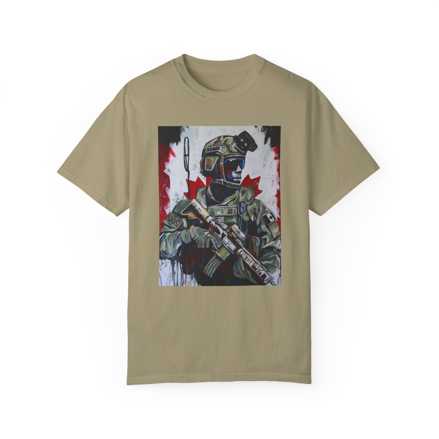 Patriotic Soldier Graphic Unisex T-Shirt