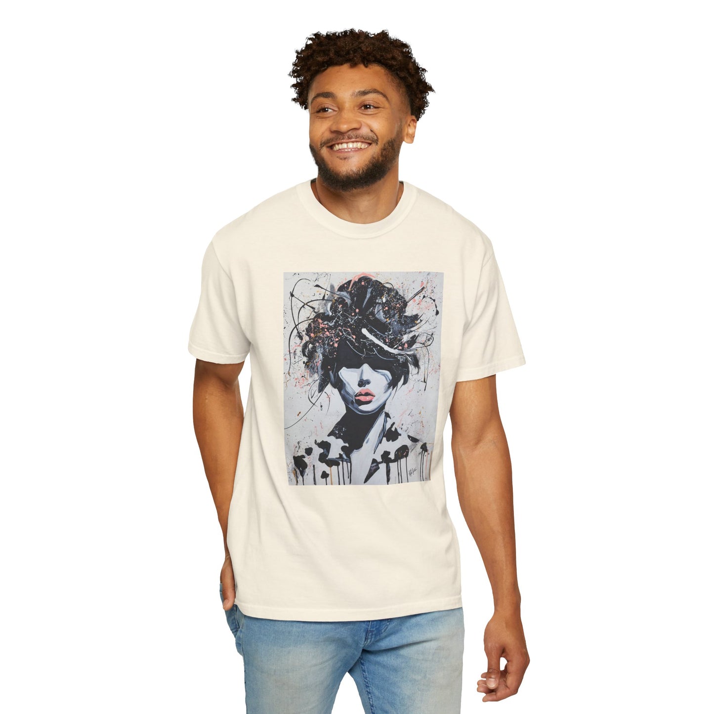 Artistic Floral Unisex T-Shirt - Stylish Statement Tee