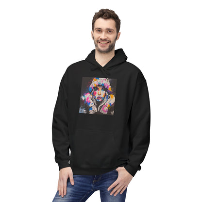 Colorful Graphic Fleece Hoodie - Unisex Artwear