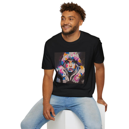 Colorful Artistic Unisex Softstyle T-Shirt - Bold Fashion Statement