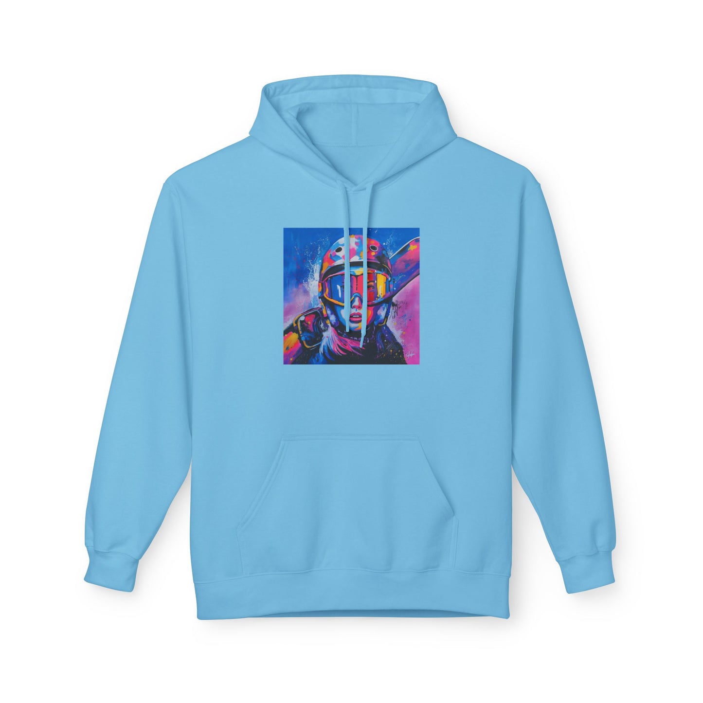 Vibrant Hero Graphic Hoodie - Unisex Midweight Softstyle Wear