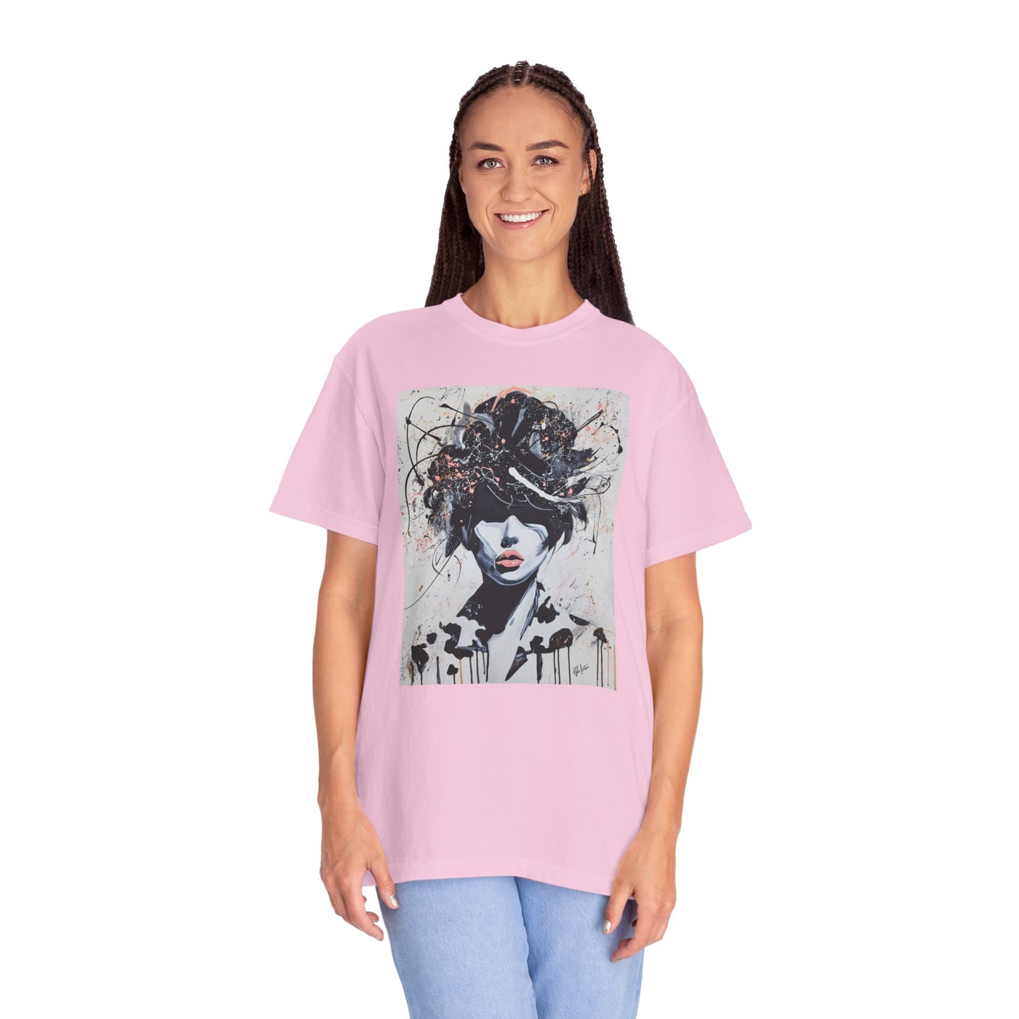 Artistic Floral Unisex T-Shirt - Stylish Statement Tee