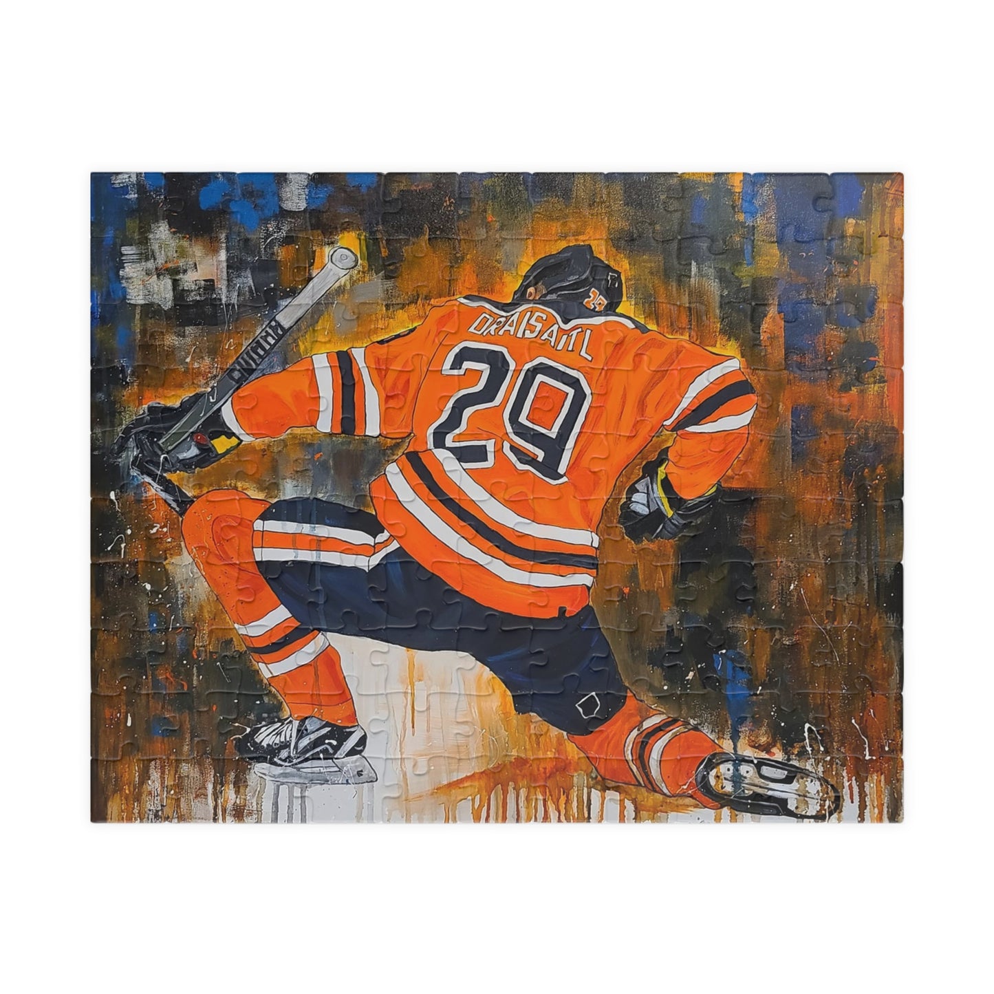 Hockey Star Draisaitl Puzzle - Sports Jigsaw for Fans