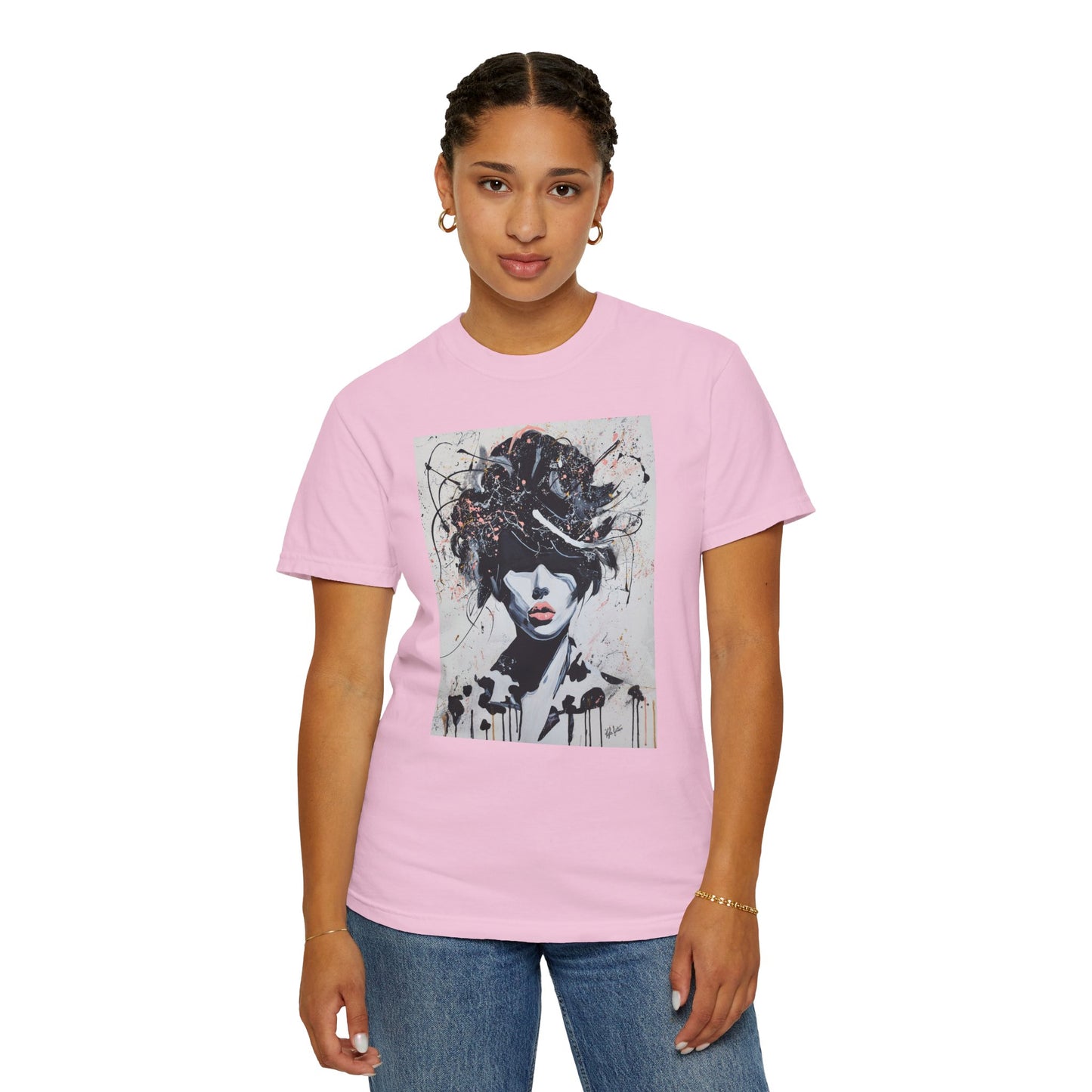 Artistic Floral Unisex T-Shirt - Stylish Statement Tee