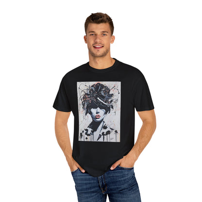 Artistic Floral Unisex T-Shirt - Stylish Statement Tee