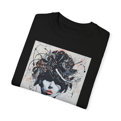 Artistic Floral Unisex T-Shirt - Stylish Statement Tee