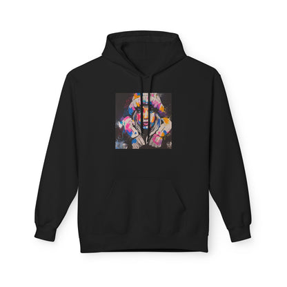 Colorful Graphic Fleece Hoodie - Unisex Artwear