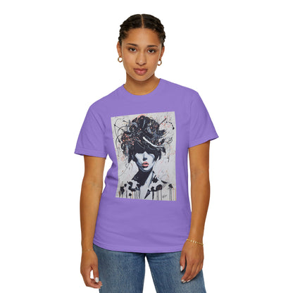 Artistic Floral Unisex T-Shirt - Stylish Statement Tee