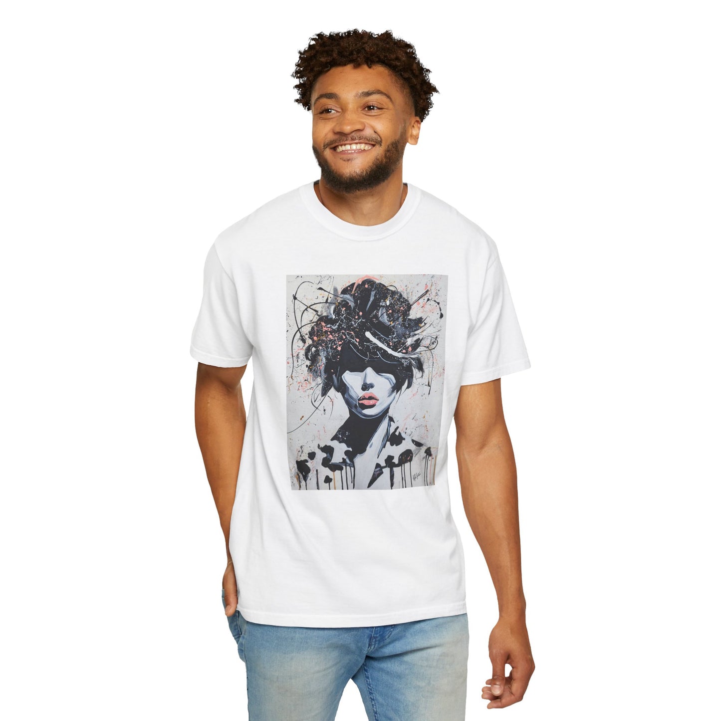 Artistic Floral Unisex T-Shirt - Stylish Statement Tee