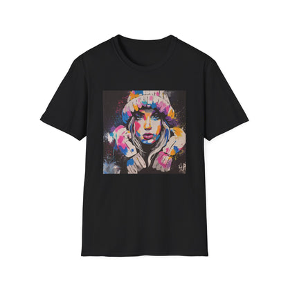 Colorful Artistic Unisex Softstyle T-Shirt - Bold Fashion Statement