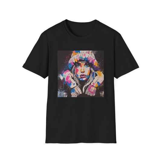 Colorful Artistic Unisex Softstyle T-Shirt - Bold Fashion Statement